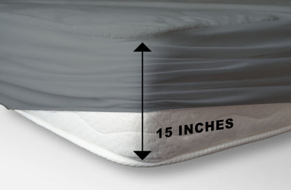 Johnson Home 500 Thread Count Liquid Cotton Sheet Set – Ultra-Soft, Smooth & Breathable Bedding Sheets