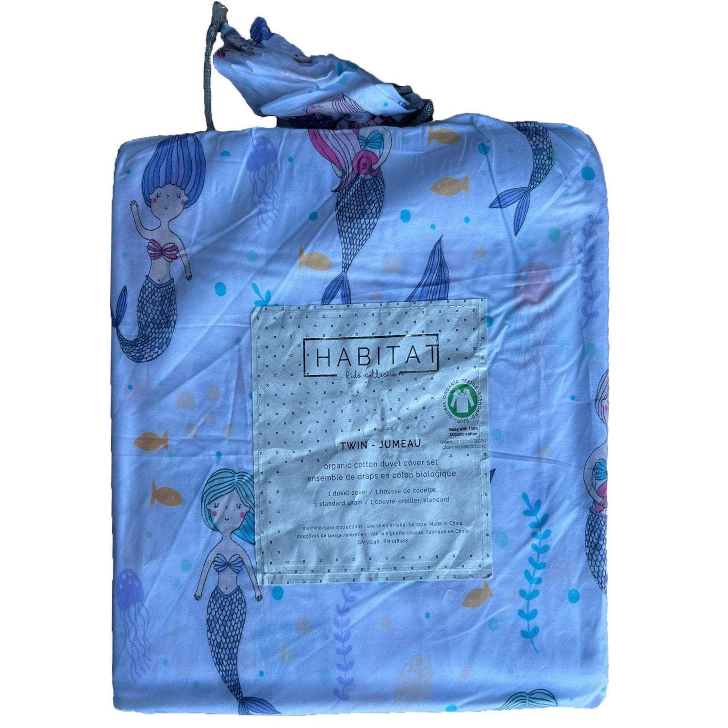 Johnson Home Organic Cotton Duvet Cover Bedding Set