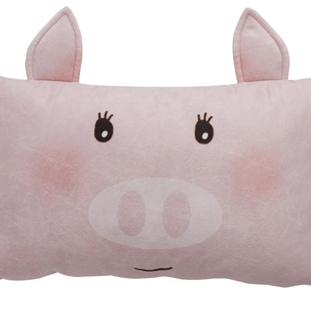 Covers & Co 144 Thread Count 100% Cotton Cushion Pink Piggy 12x20