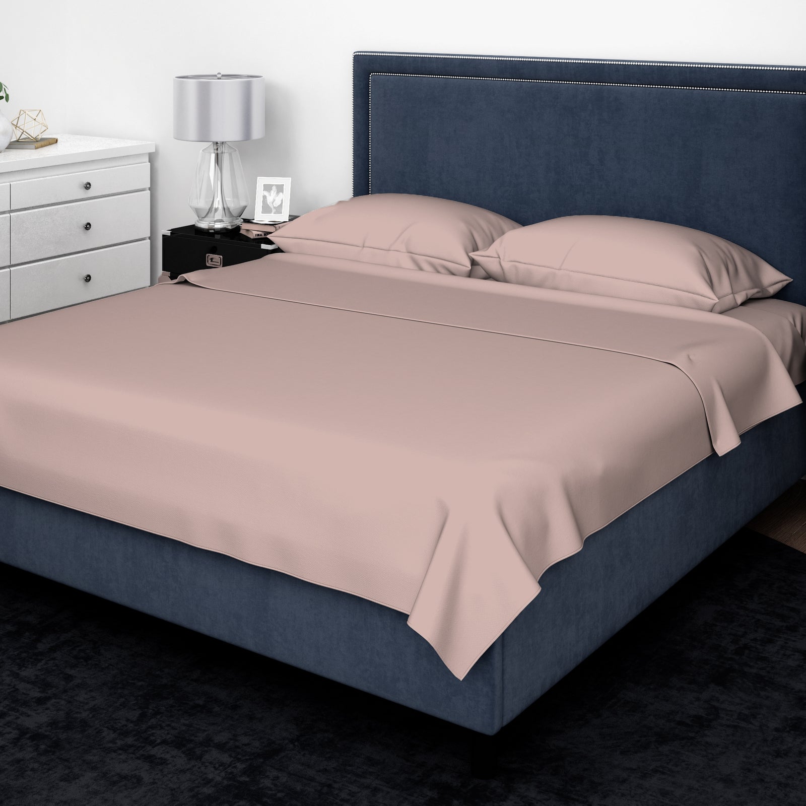 400 Thread Count Cotton Bed Sheet Set Soft & Durable