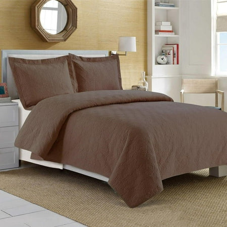 Cotton Quilts Set Persian Hexagon Ivory