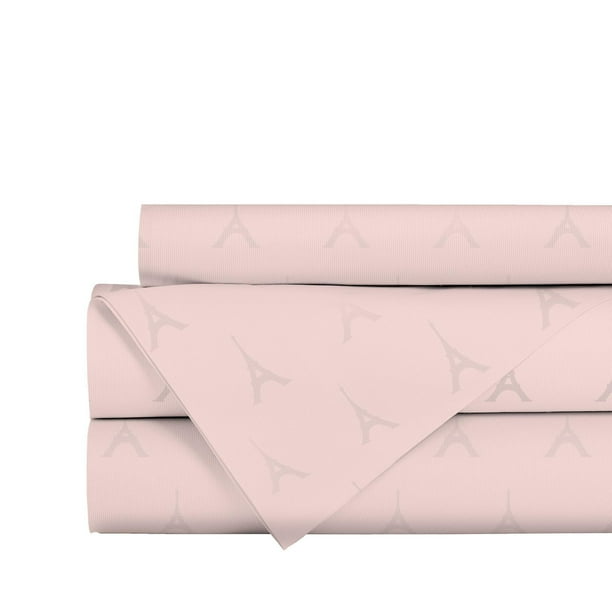 Johnson Home 300 Thread Count Jacquard Cotton Sheet Set – Soft, Breathable & Elegant Bedding Sheets
