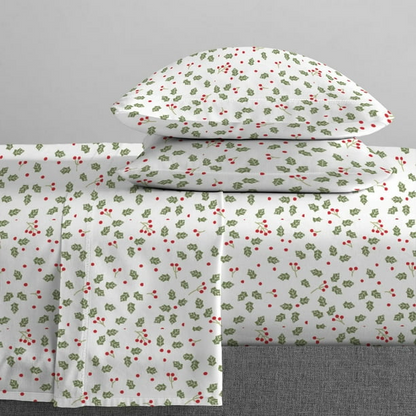 Johnson Home 144 Thread Count Printed Cotton Sheet Set – Soft, Lightweight & Breathable Bedding Sheets
