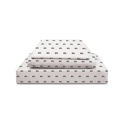 Parure de draps imprimés en coton 200 fils/pouce carré