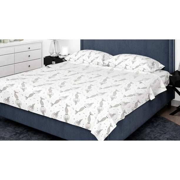 Home 200 TC Bed Sheet Set - Printed Cotton Sheets