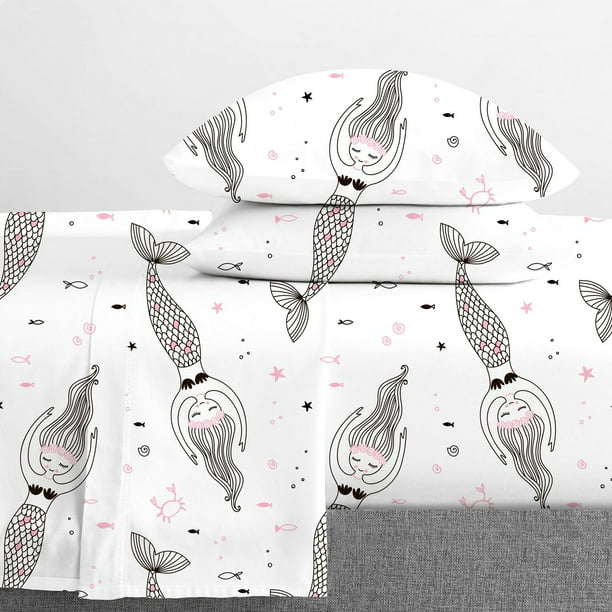Home 200 TC Bed Sheet Set - Printed Cotton Sheets