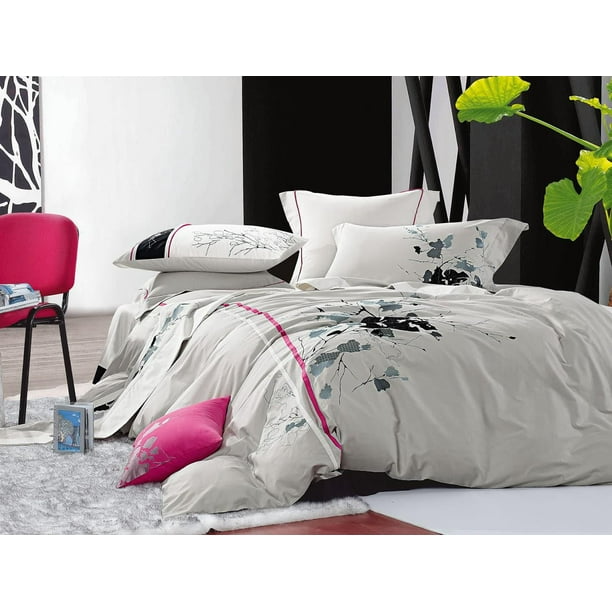 Home 200 TC Fashion Bedding Cotton Yarn Duvet Cover Sets