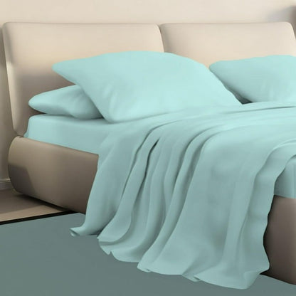 Parures de draps en flanelle de couleur unie Johnson Home