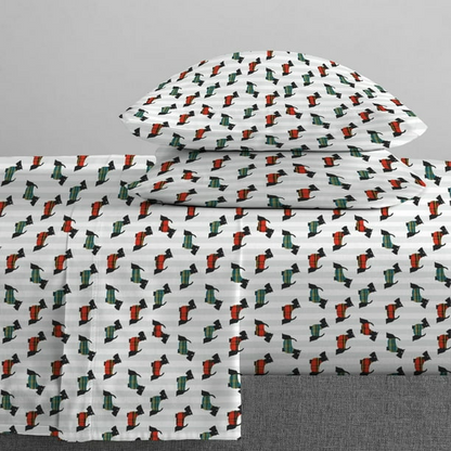 Ensembles de draps imprimés en coton 144 fils au pouce carré