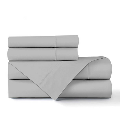 Home 500 Thread Count Liquid Cotton Sheet Set – Ultra-Soft, Smooth & Breathable Bedding Sheets