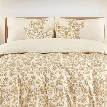 Ensemble de housse de couette 3 pièces Johnson Home – Coton 200 fils, léger et lavable en machine
