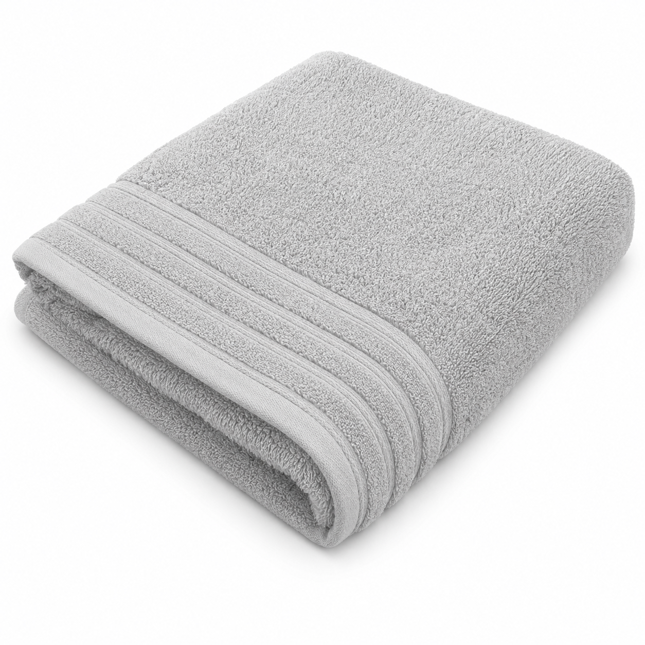 MHC Oyster Bath Towel – 625 GSM Combed Cotton, 27.1" x 37.4", Solid Color
