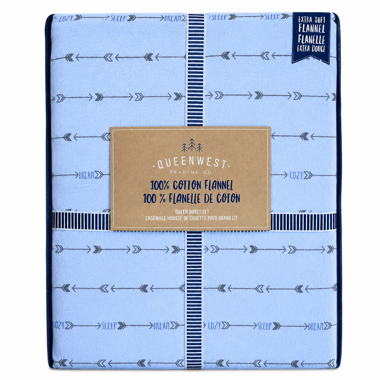 Parure de lit housse de couette flanelle Johnson Home