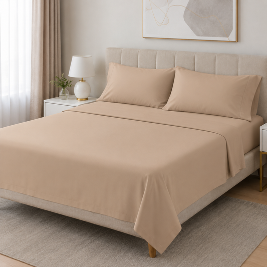 Johnson Home 500 Thread Count Bamboo Bed Sheet Set – Soft, Cooling & Breathable Bedding Sheets