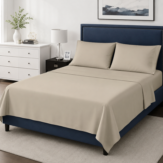 Parure de lit Johnson Home 600 fils – Draps en coton tissé