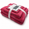 Johnson Home 6-Piece Towel Set – 100% Cotton, 430 GSM, Standard Size, Fruit Dove Solid Color