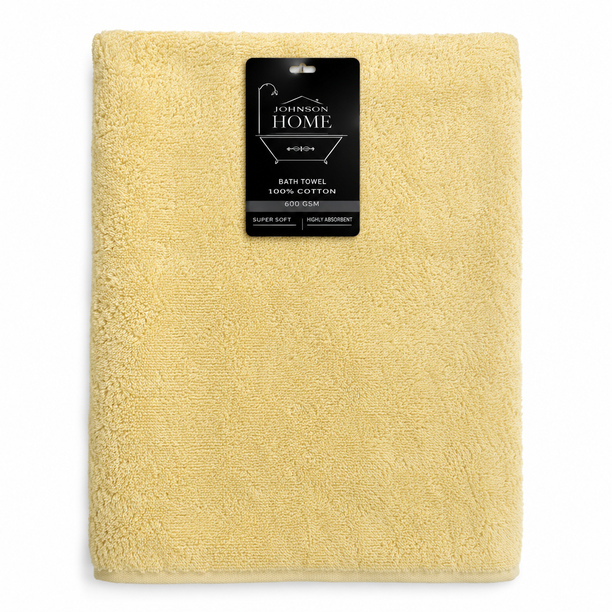 Johnson Home Assorted Bath Towel – 620 GSM Cotton, 27" x 52", Solid Color
