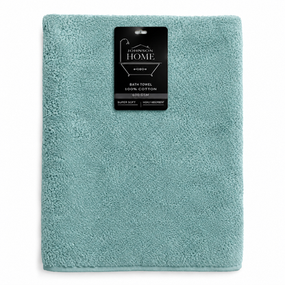 Johnson Home Assorted Bath Towel – 620 GSM Cotton, 27" x 52", Solid Color