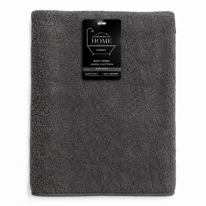Johnson Home Assorted Bath Towel – 620 GSM Cotton, 27" x 52", Solid Color