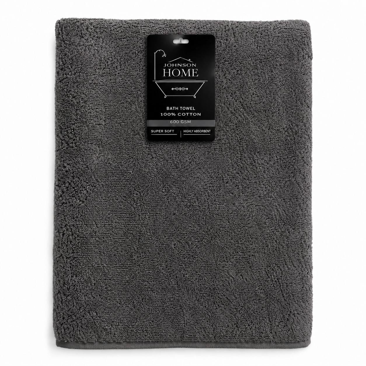 Johnson Home Assorted Bath Towel – 620 GSM Cotton, 27" x 52", Solid Color