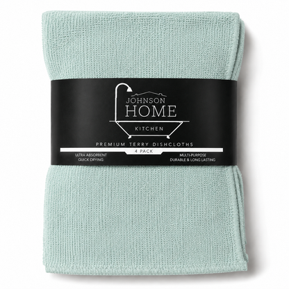 Johnson Home  Towel – 11" x 11" Cotton Washcloths, Assorted Colors