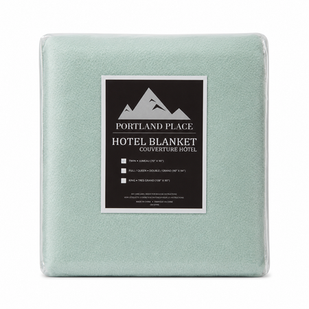 Couverture d'hôtel en polaire douce et douillette 300g/m² Johnson