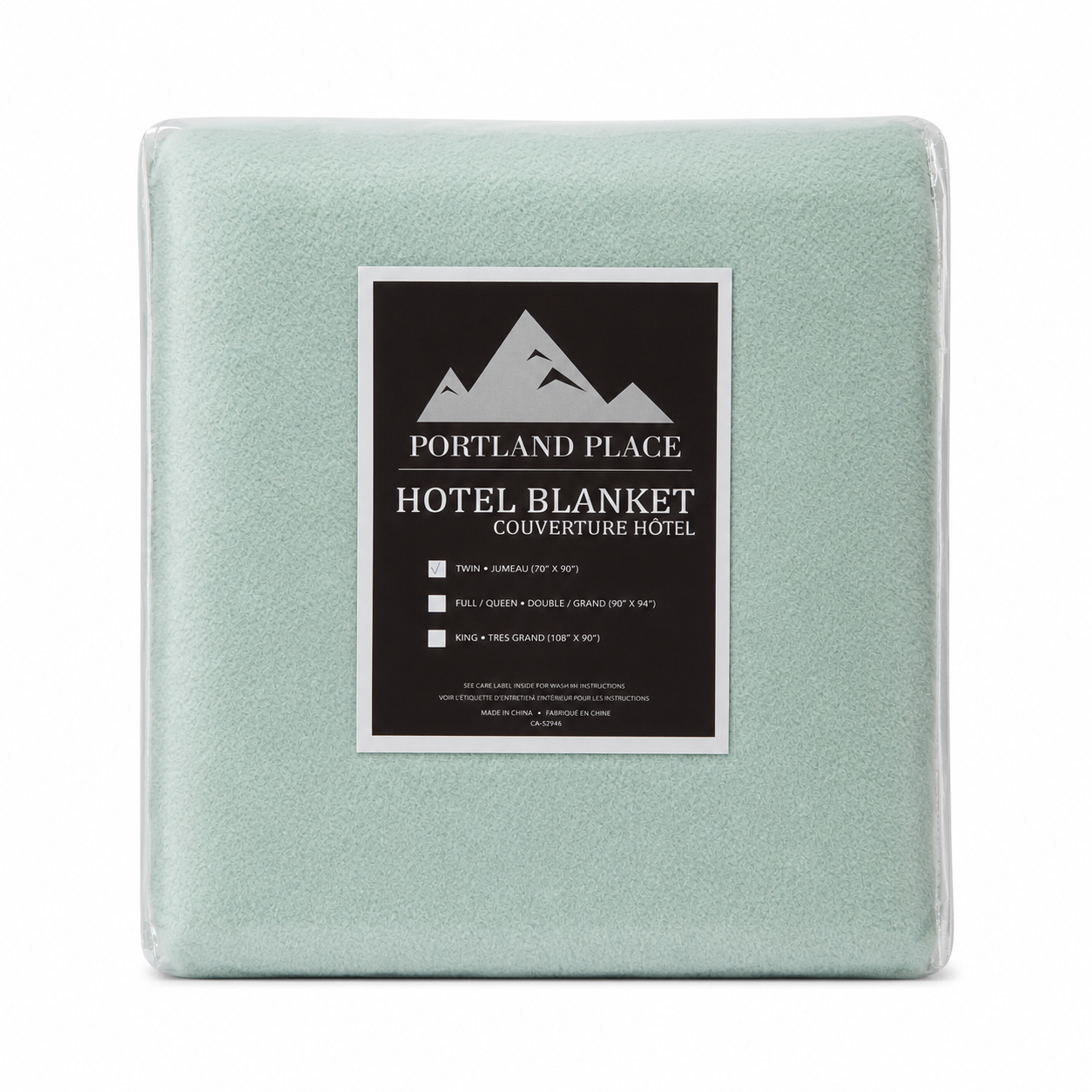 Couverture d'hôtel en polaire douce et douillette 300g/m² Johnson