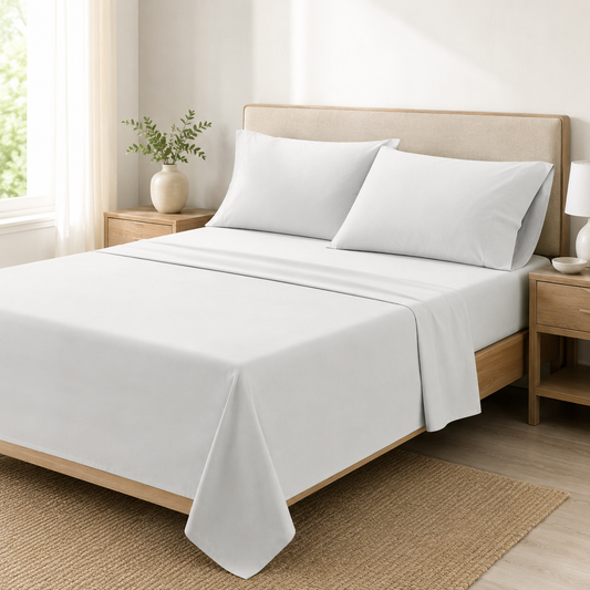 Parures de draps anti-microbiens 90 g/m² Johnson Home Fashions