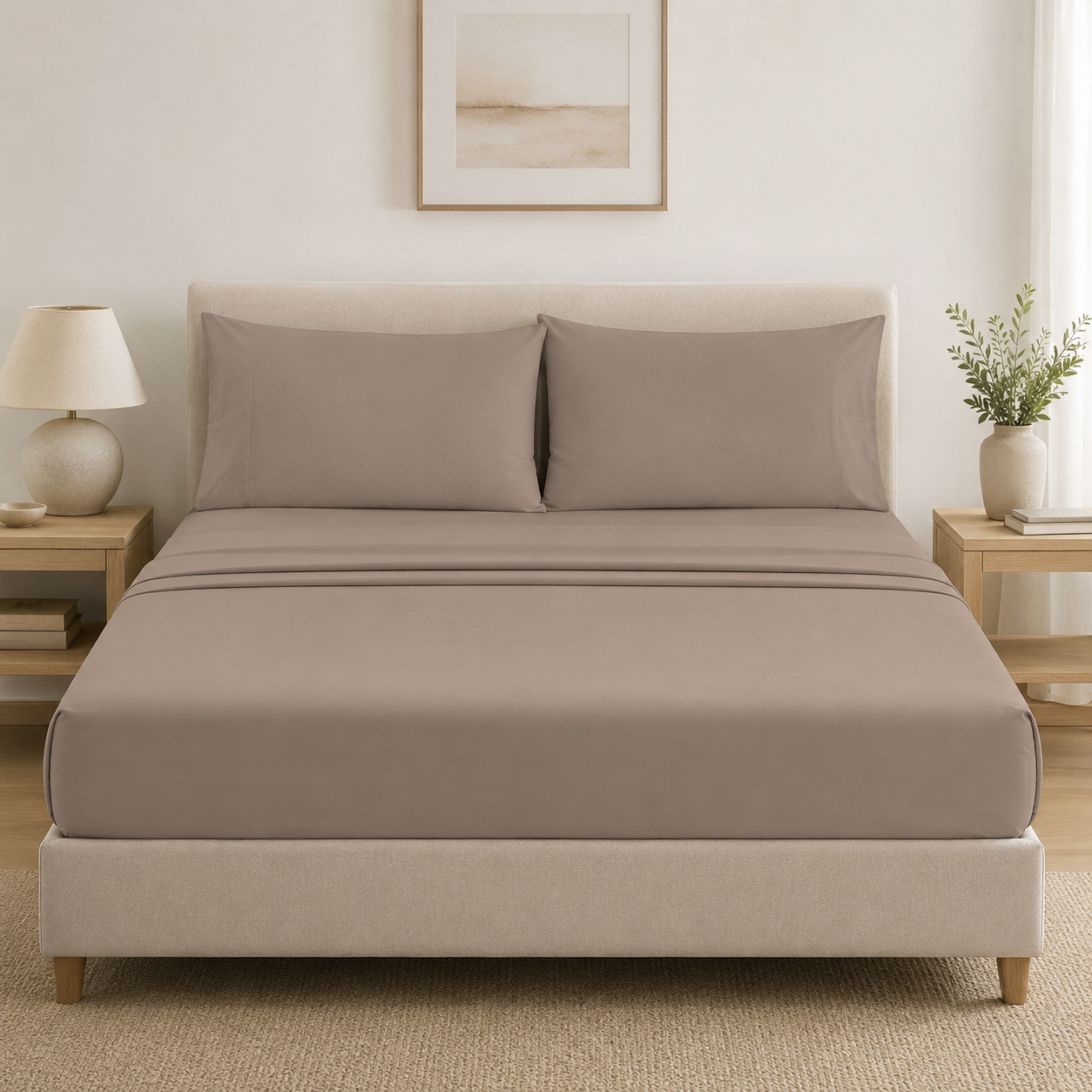 Parure de draps en coton égyptien 600 fils au pouce de Johnson Home