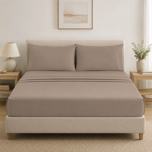 Parure de draps en coton égyptien 600 fils au pouce de Johnson Home