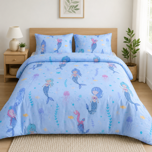 Parure de lit housse de couette en coton biologique Johnson Home