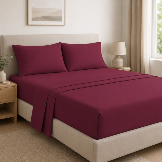 Johnson Home 500 Thread Count Certified Organic Cotton Sheet Set – Soft, Breathable & Premium Bedding Sheets
