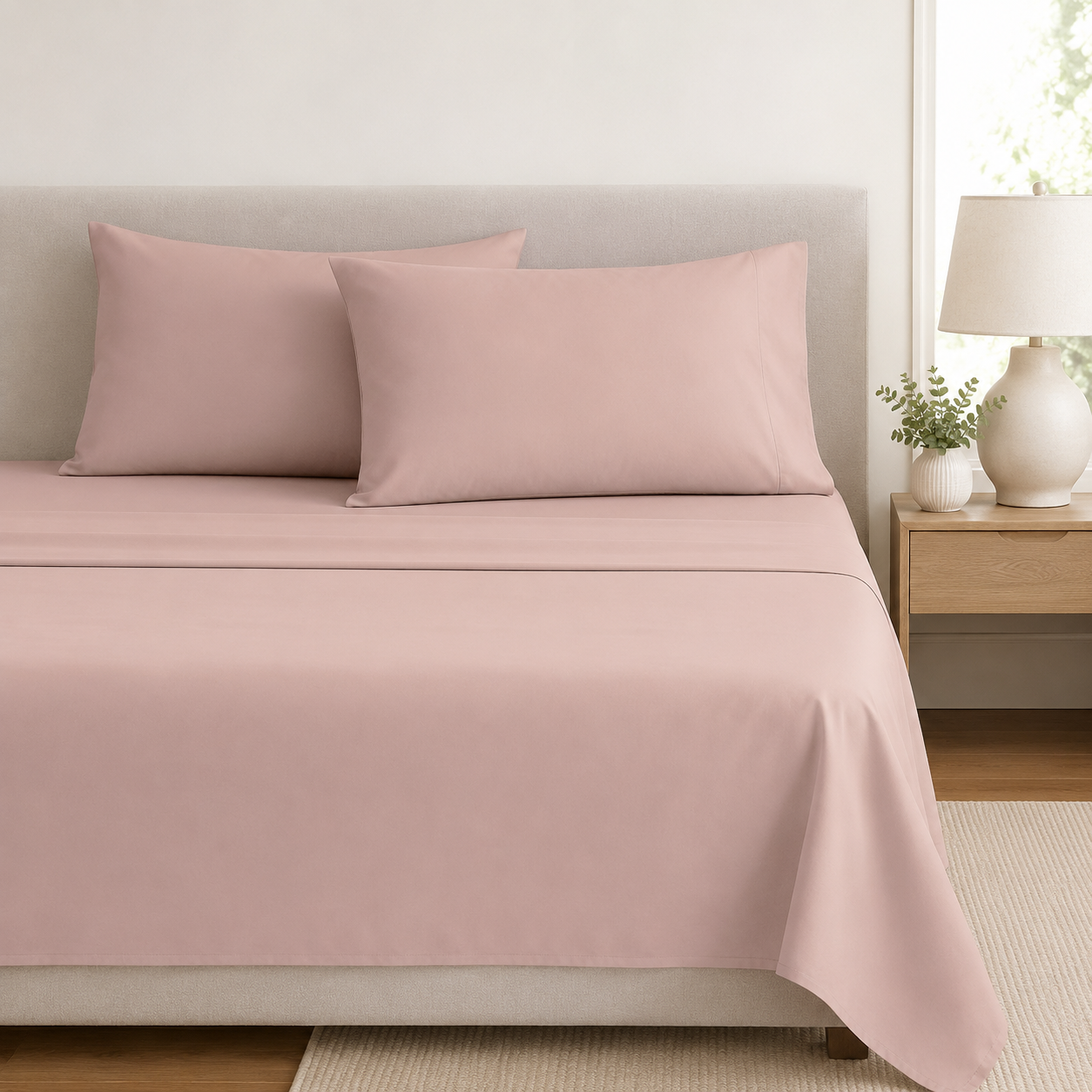 Johnson Home 600 Thread Count Egyptian Cotton Sheet Set – Soft, Breathable & Premium Bedding Sheets