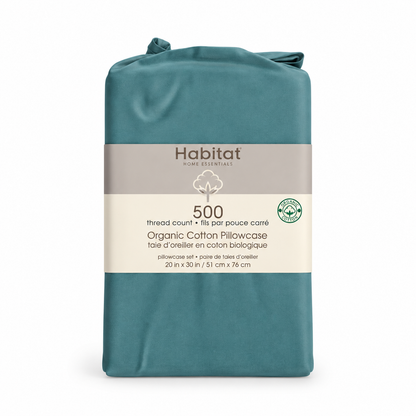 500 Thread Count Liquid Cotton Pillowcase – Solid