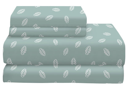 Parure de draps en coton imprimé Johnson Home 200 fils au pouce carré