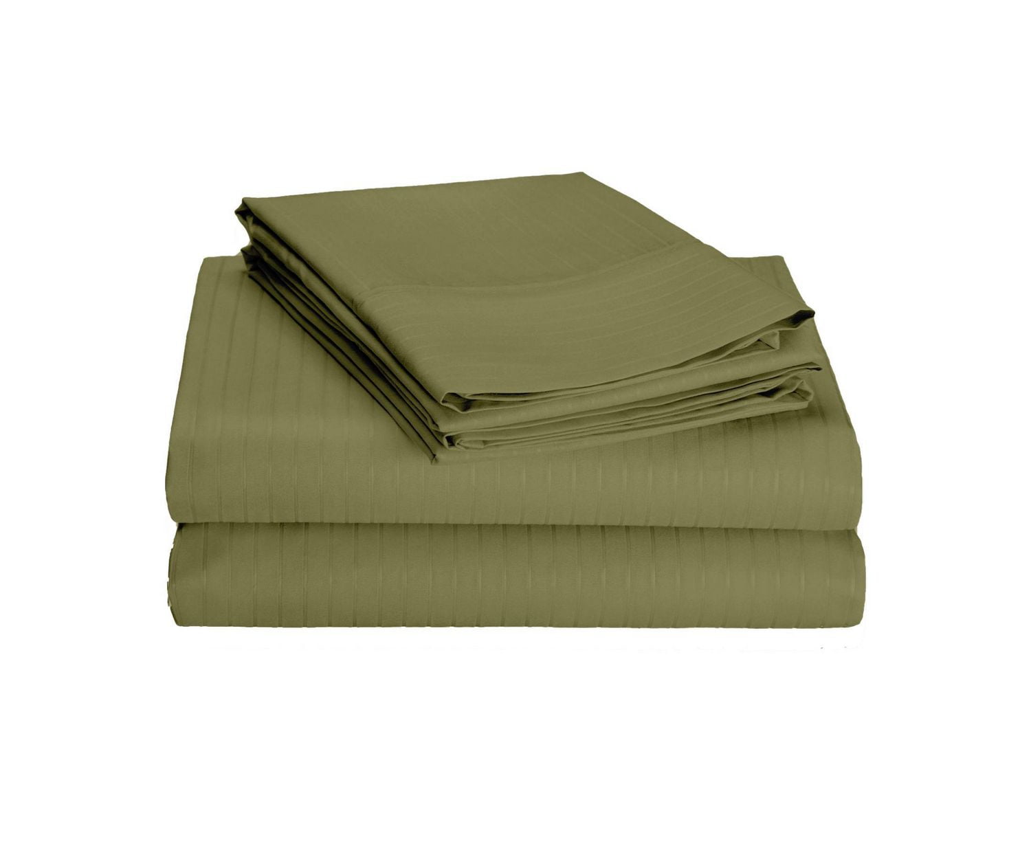 Johnson Home 600 Thread Count Cotton Tuxedo Sheet Sets