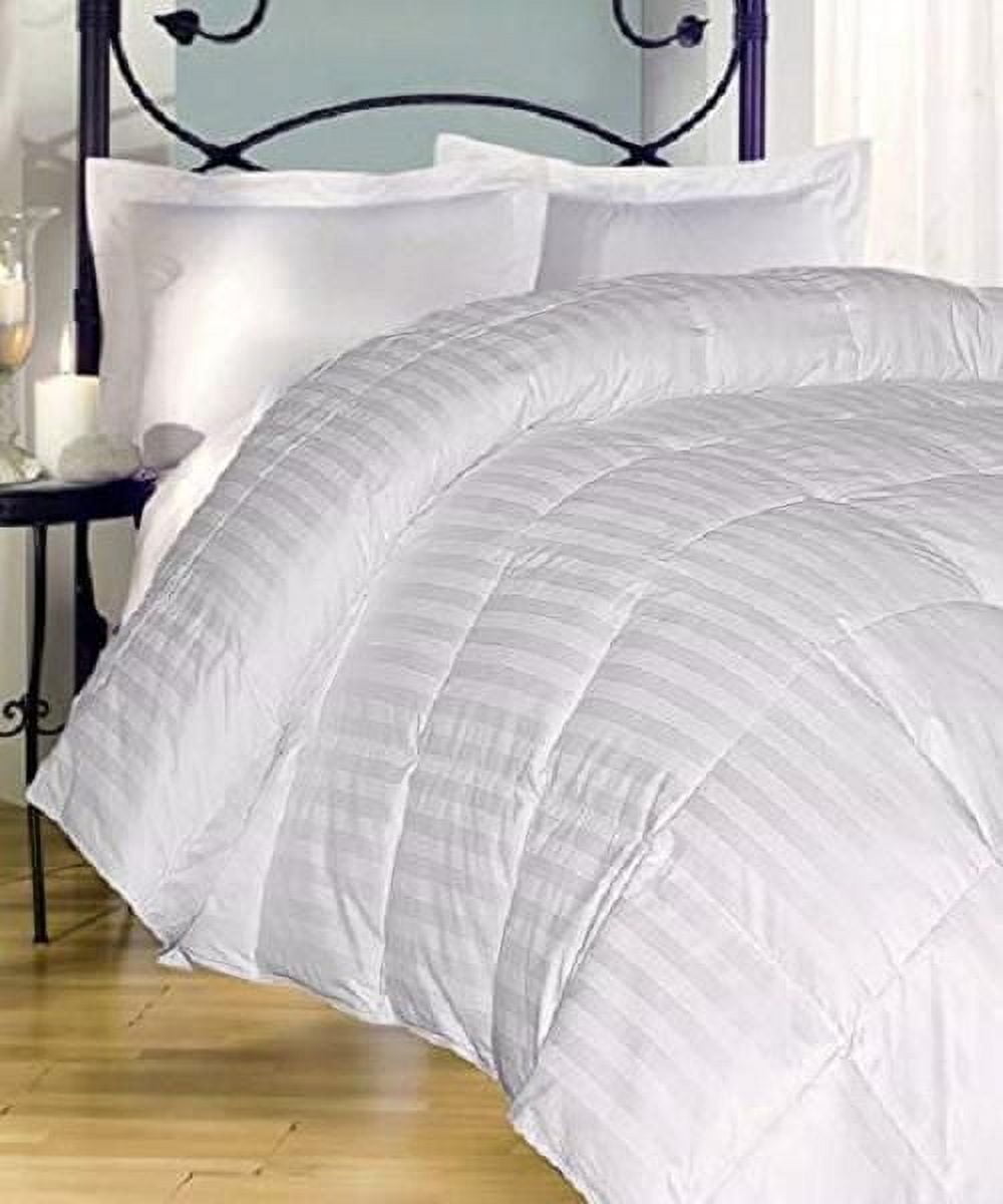 Johnson Home Lightweight Down Alternative Duvet – All Season Hypoallergenic Quilted Duvet Insert & Comforter