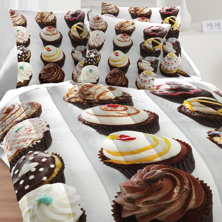 Tisseray & Cie Cupcake 4 Piece Comforter Set (Double)